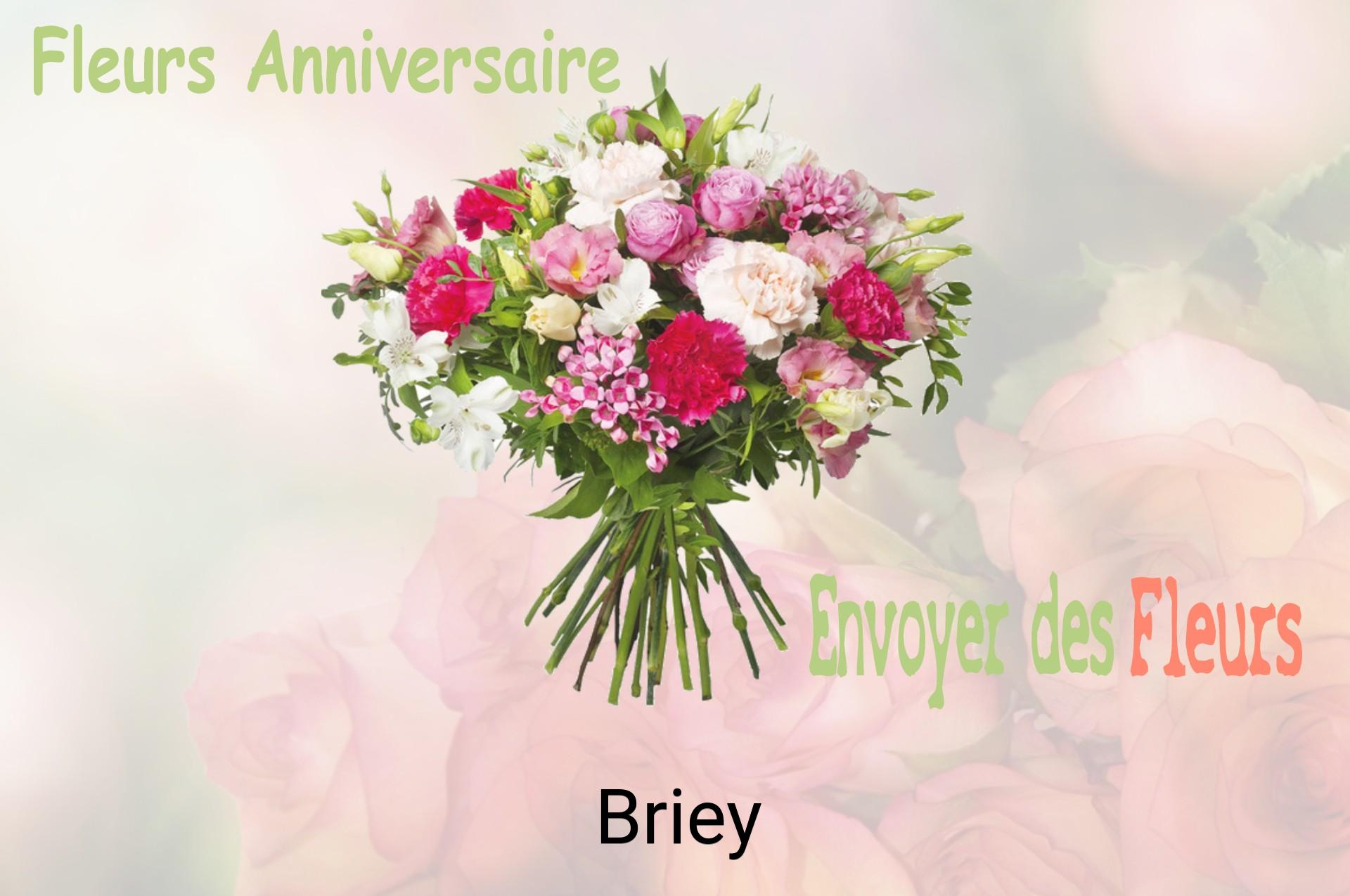 Bouquet de fleurs d’anniversaire livré à Briey